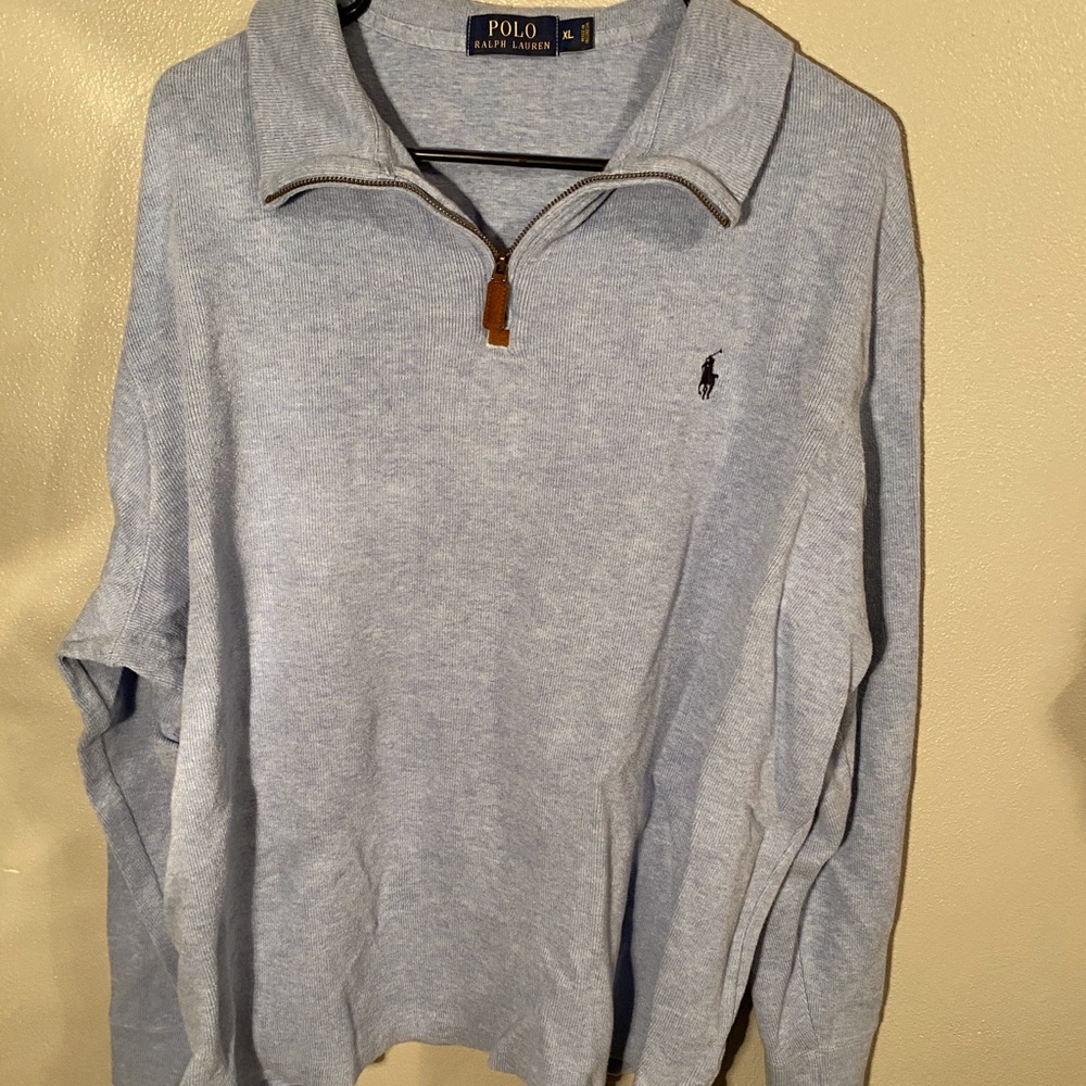 Sky Blue Polo Ralph Lauren Quarter Zip